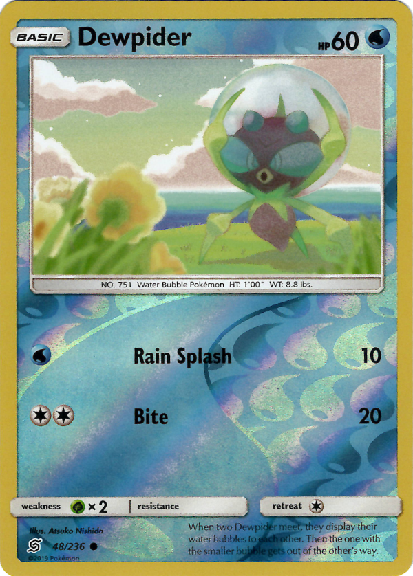 Dewpider (Reverse Holo)
