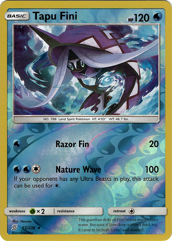 Tapu Fini (Reverse Holo)