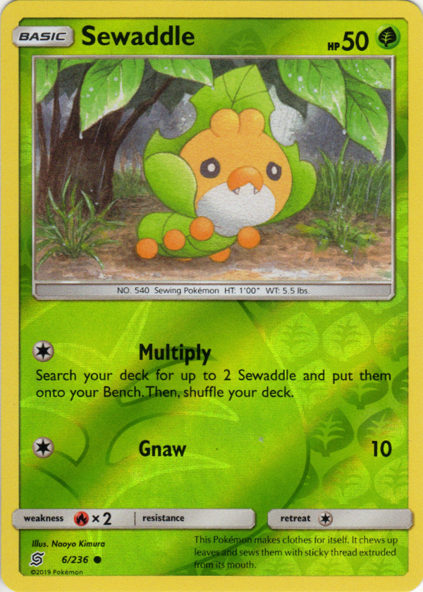 Sewaddle (Reverse Holo)