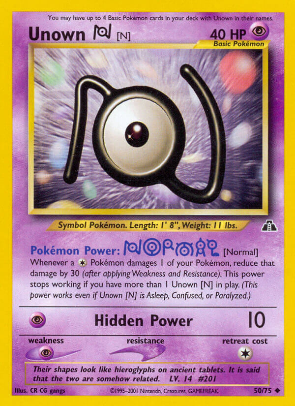 Unown N