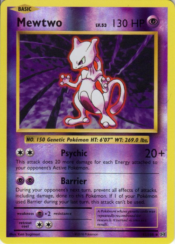 Mewtwo (Reverse Holo)